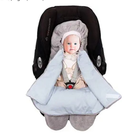 NWT SWADDYL Brown/Cream Multi-Use Baby Blanket - Picture 5 of 5